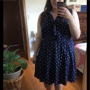 Retro Polka Dot Dress